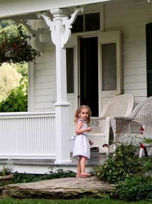 Abby On Porch Cropped