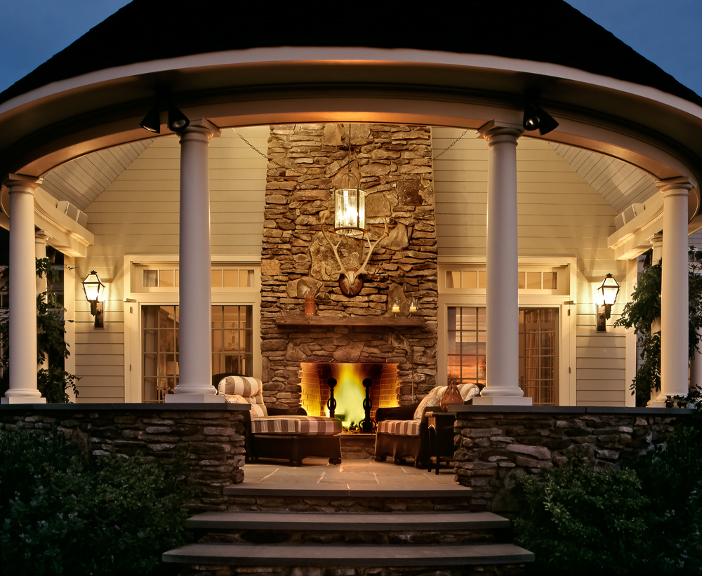 6 Outdoor Fireplaces On The Drawing Board, Outdoor Porch Fireplaces