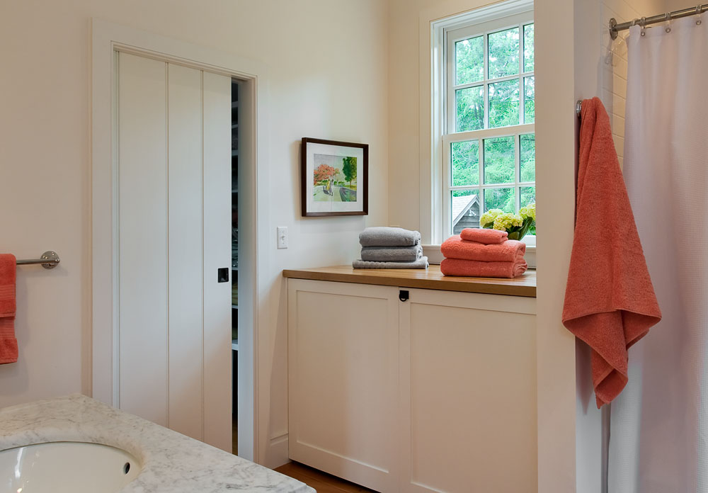 Laundry Room with Folding Counter and Doors