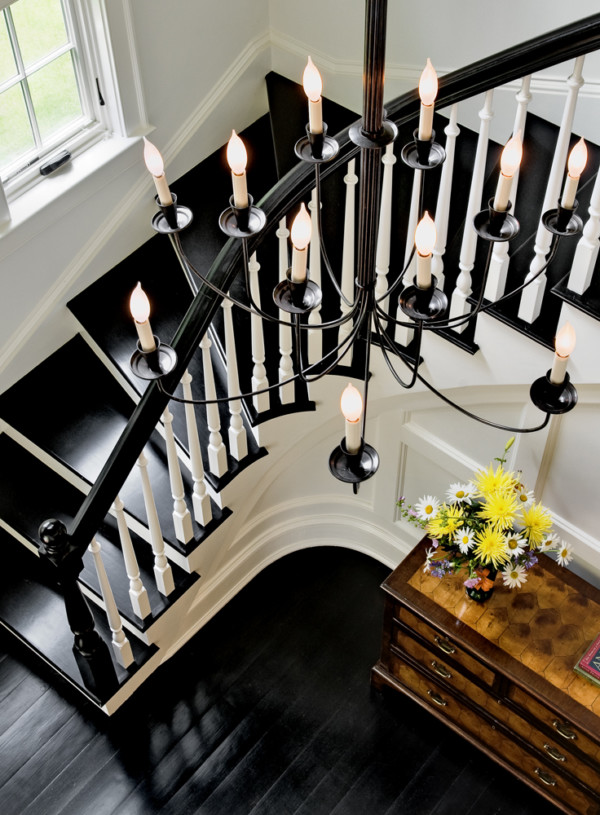 Chandelier in Stair Hall 
