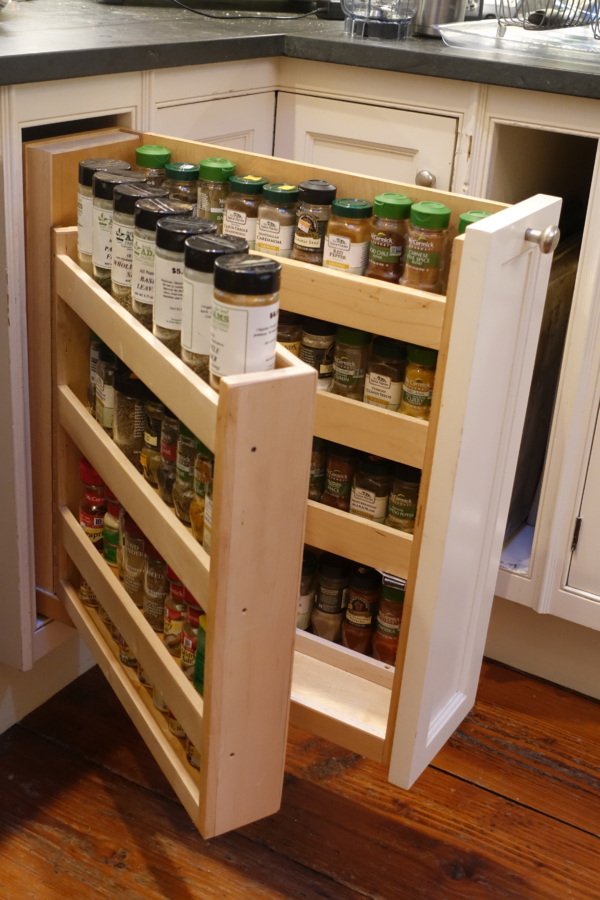 Organized Spice Drawer After