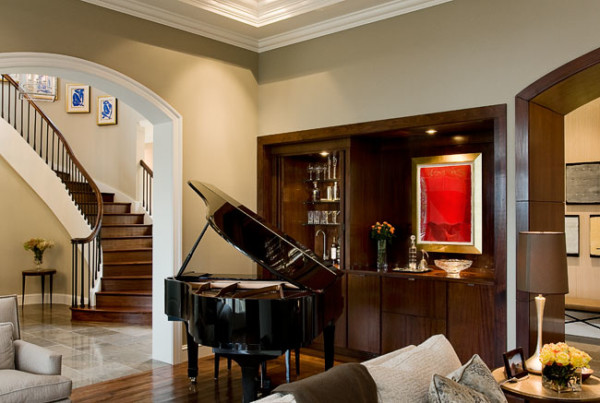 Piano and Wet Bar