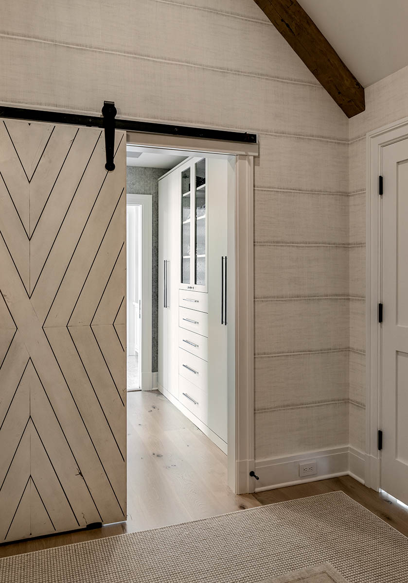 Barn Door With a Pattern
