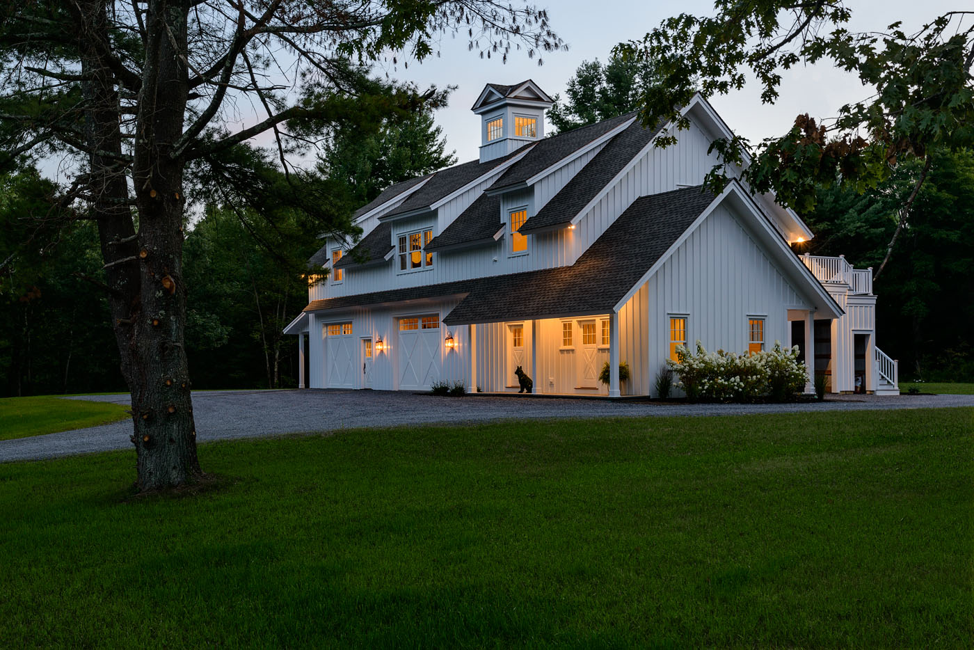 Wine Barn-Guest House at Dusk