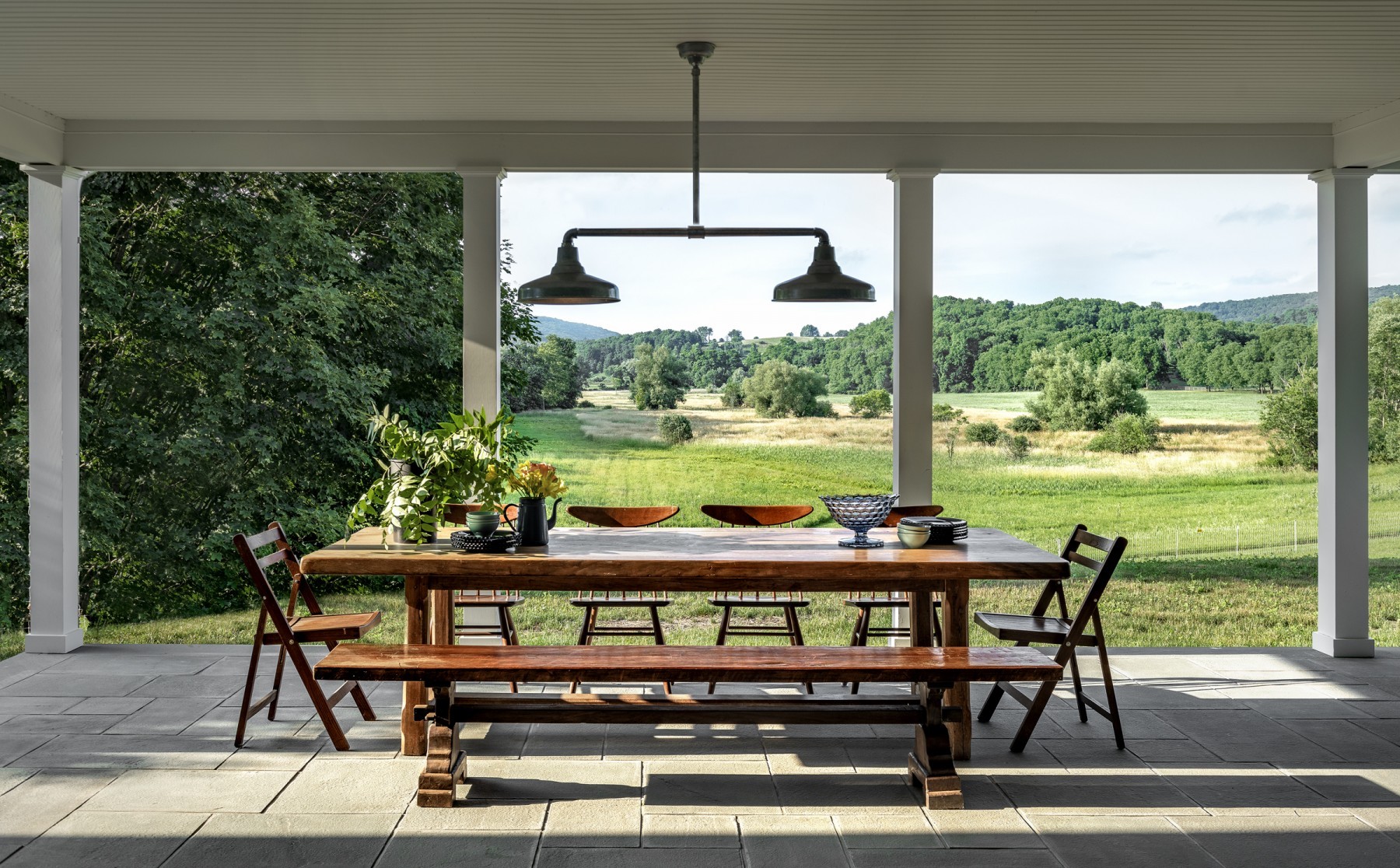 Dining Porch With Valley View