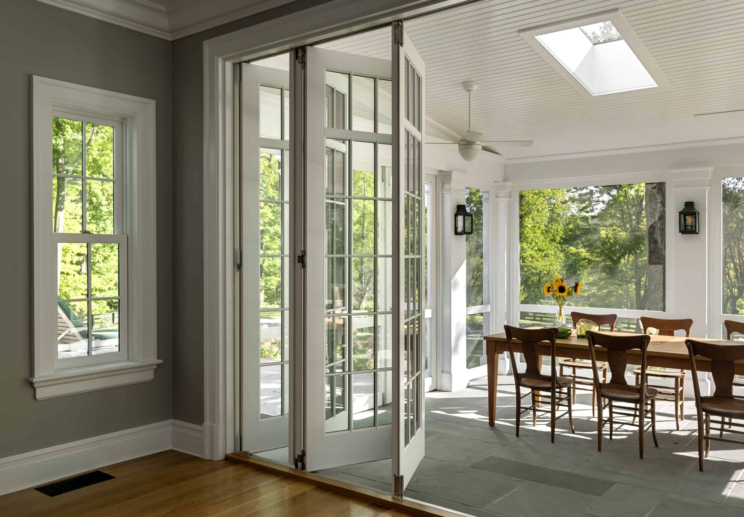 Screened Porch with Folding Doors