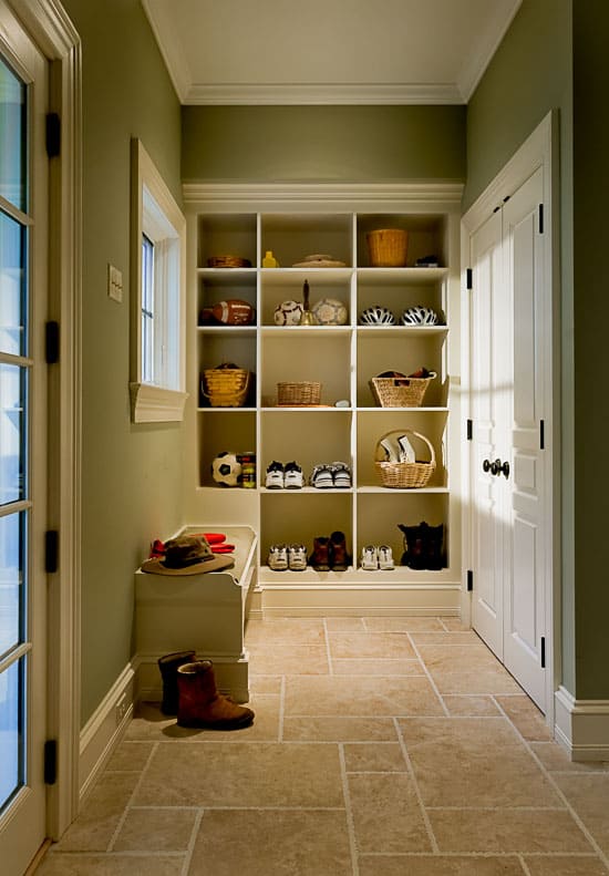 Mudroom with Many Cubbies