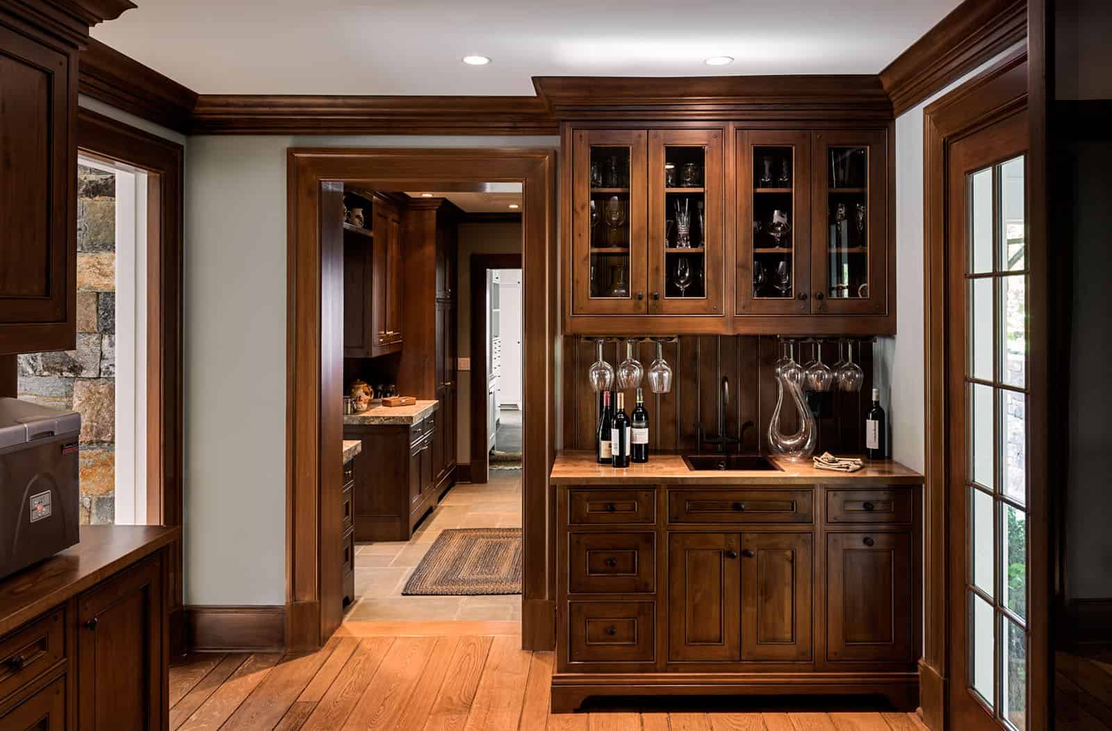 Natural Stained Butler's Pantry
