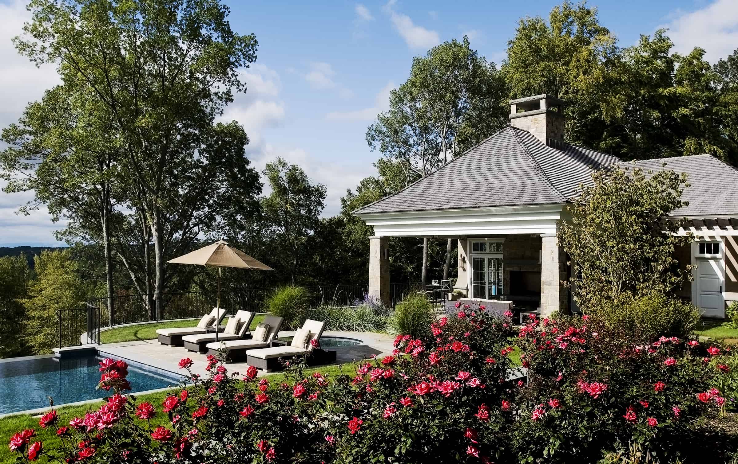 Pool House Garden by redtwig LLC