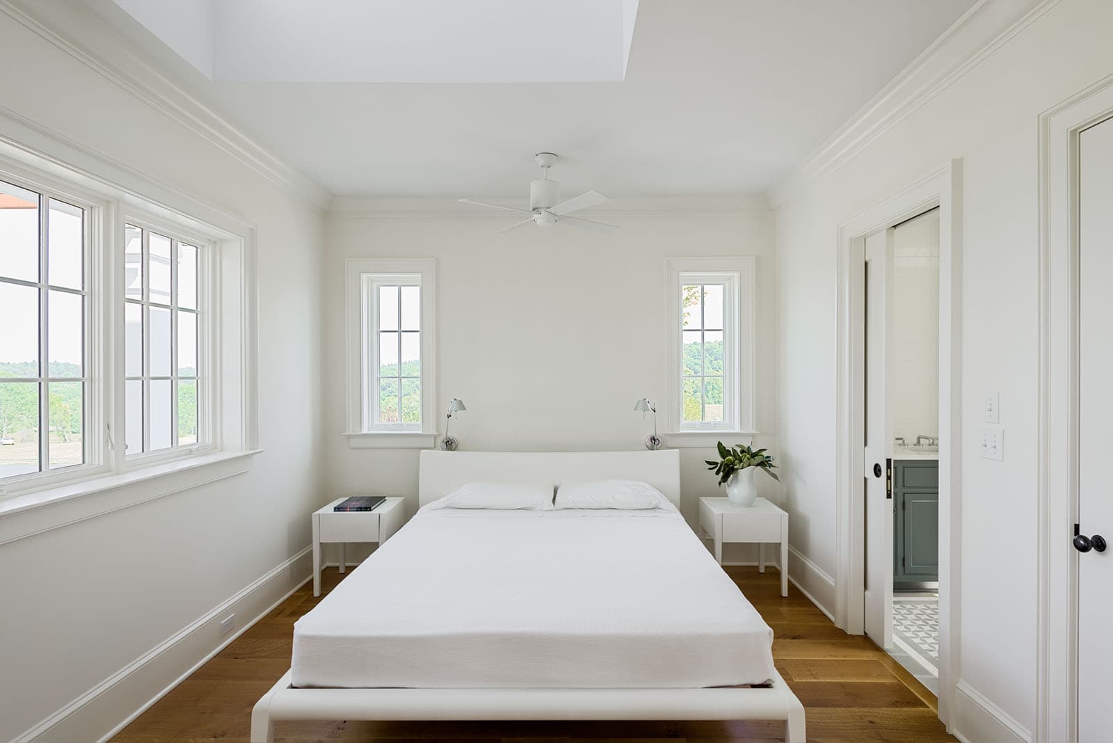 All White Guest Bedroom