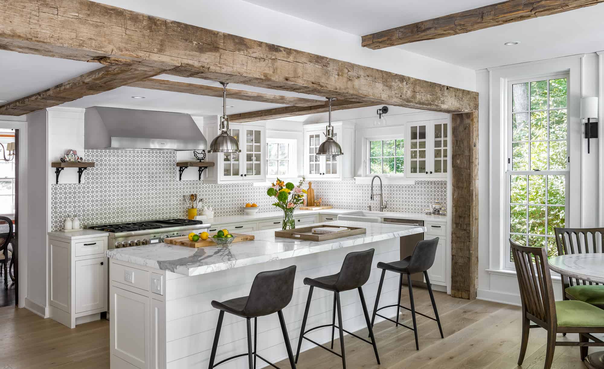 Kitchen with Beams